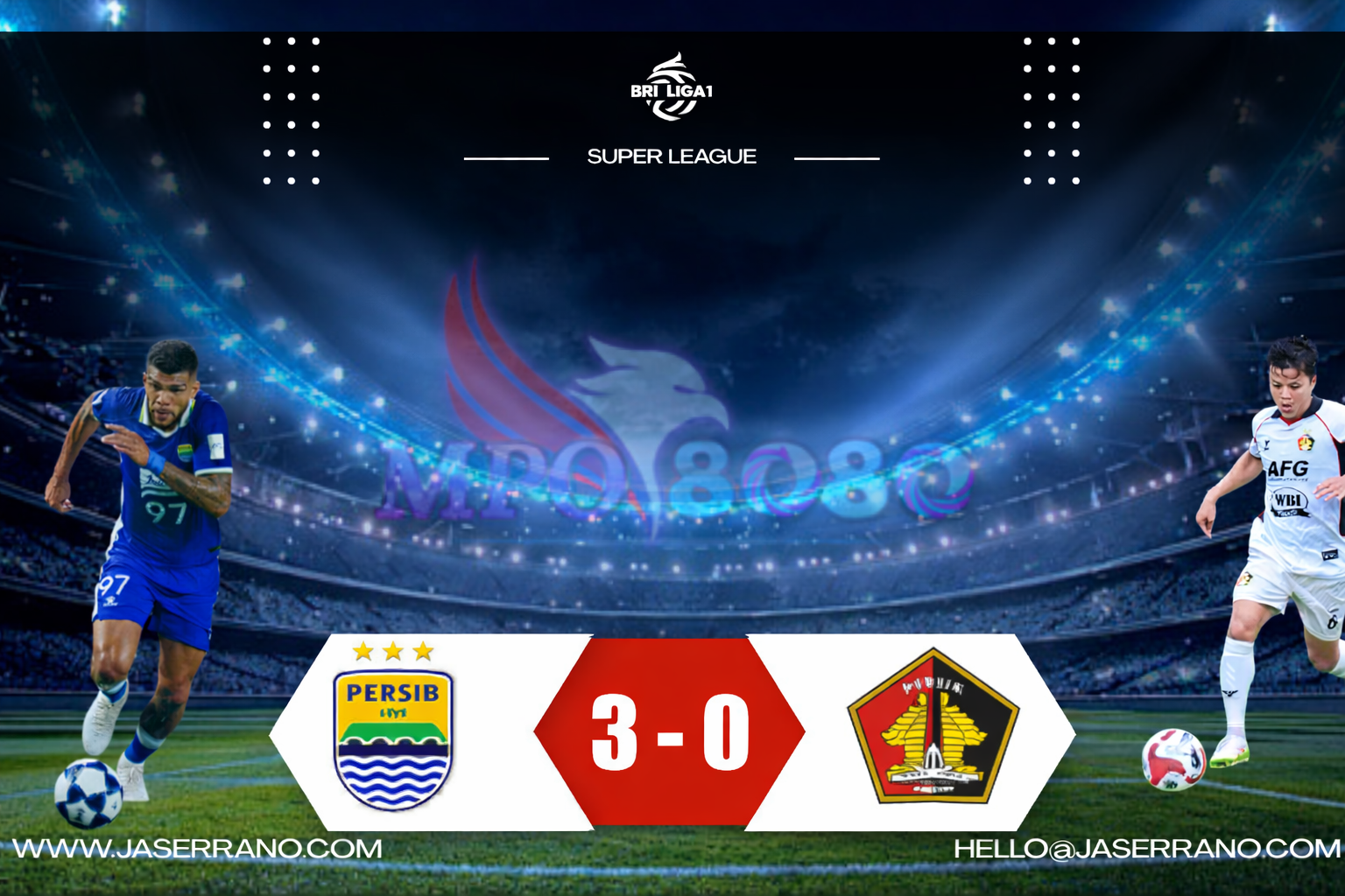 Persib vs Persik 3-0: Jung Brace, Maung Bandung Kokoh di Puncak