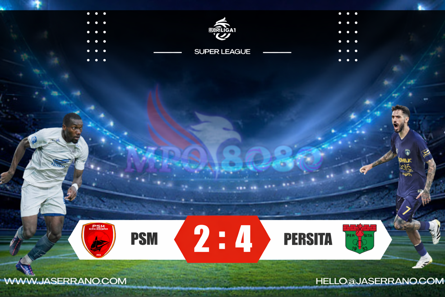 PSM vs Persita 2-4