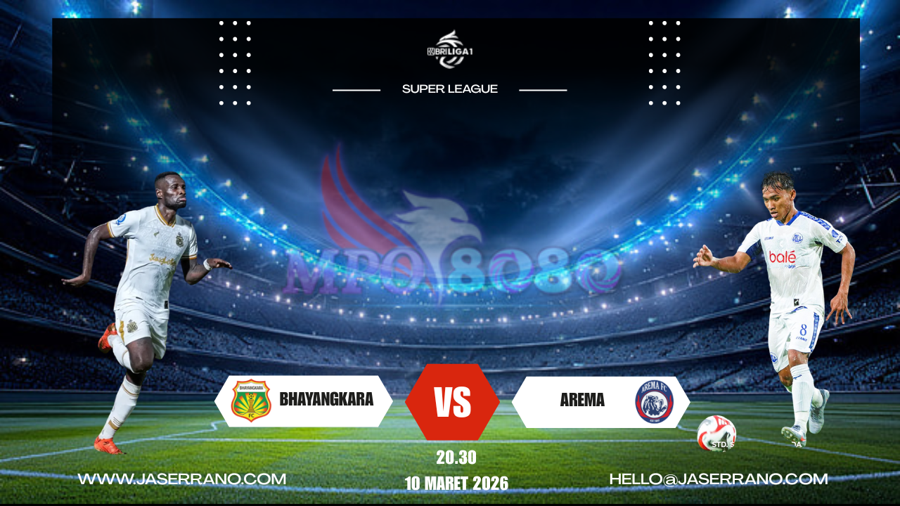 Prediksi Bhayangkara vs Arema 10 Maret 2026: Susunan Pemain, Head to Head dan Prediksi Skor