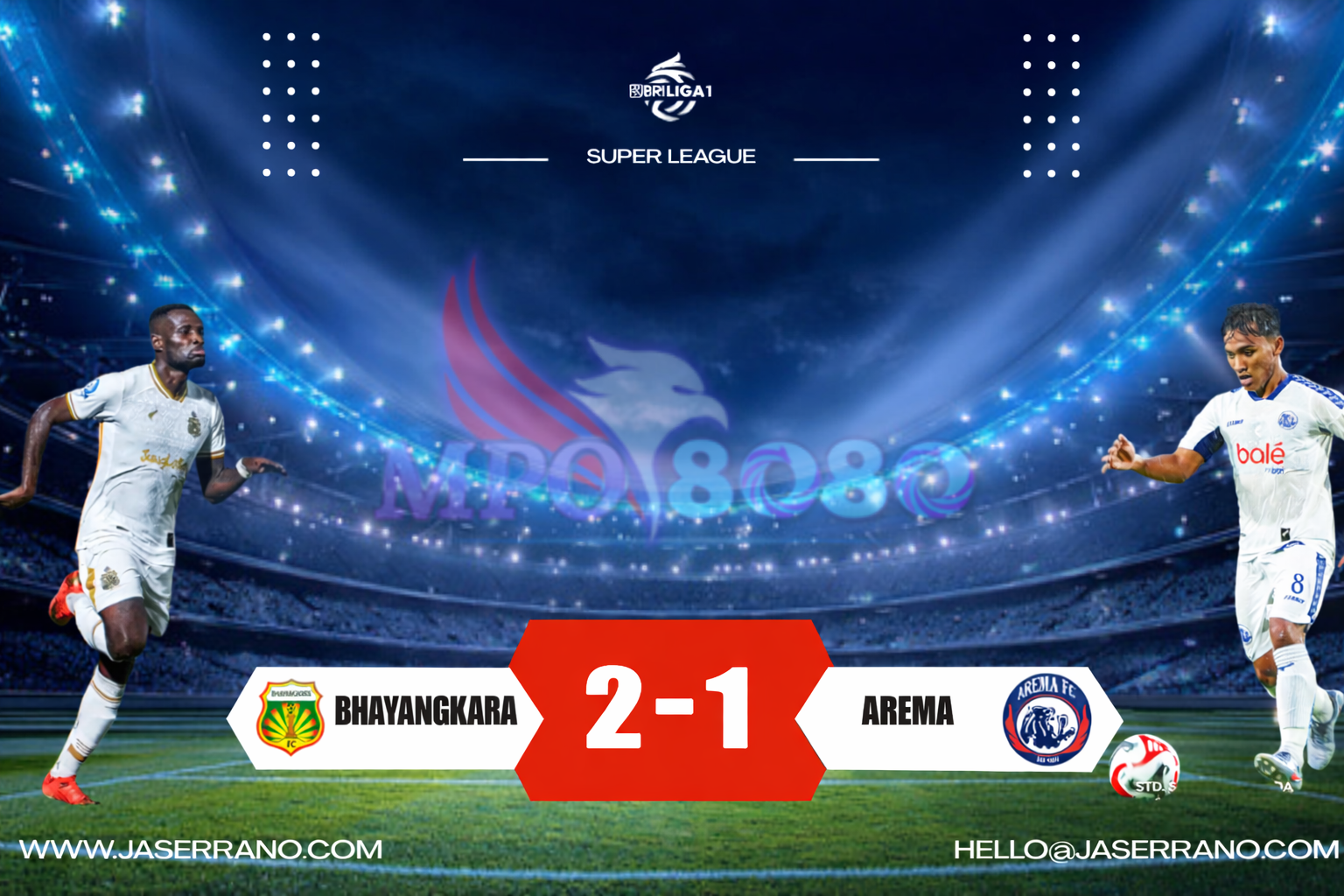 Hasil Bhayangkara FC vs Arema FC 2-1: Comeback Dramatis Guardians Warnai Duel Panas BRI Super League