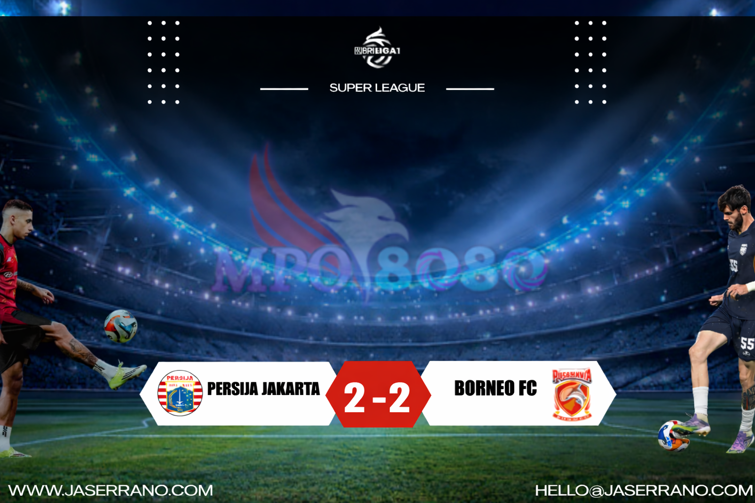 Persija vs Borneo